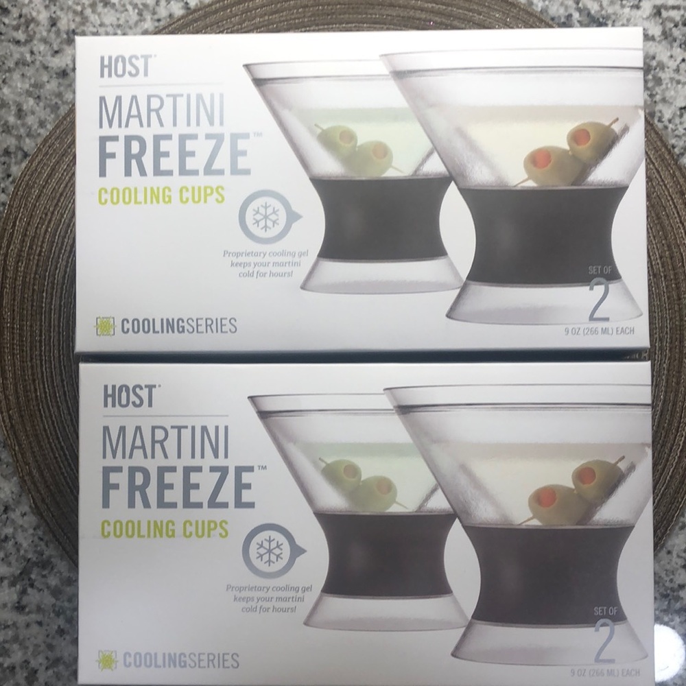 Host Martini Freeze Cooling Cups